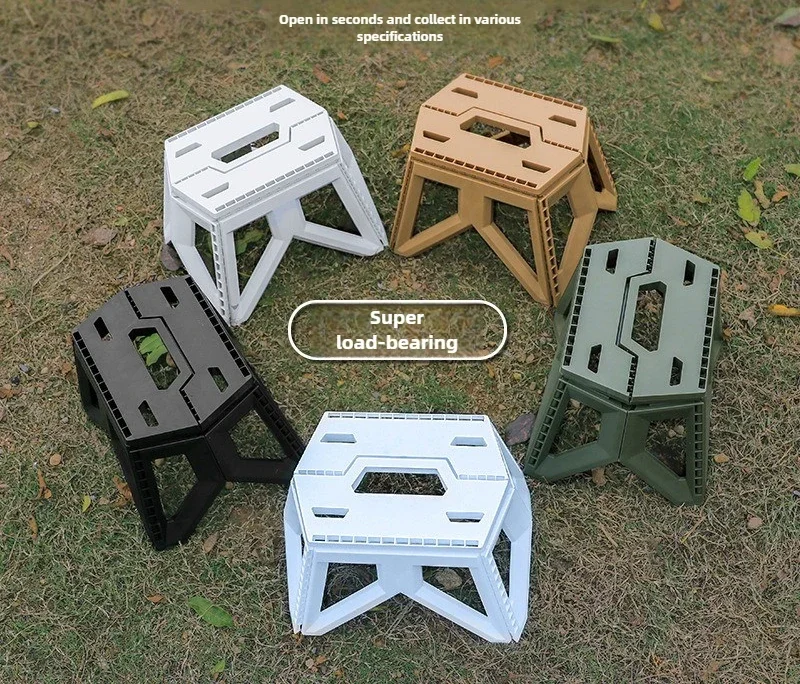 

Outdoor Portable Folding Stool High Load-bearing Durable Small Chair Fishing Beach Camping Stool