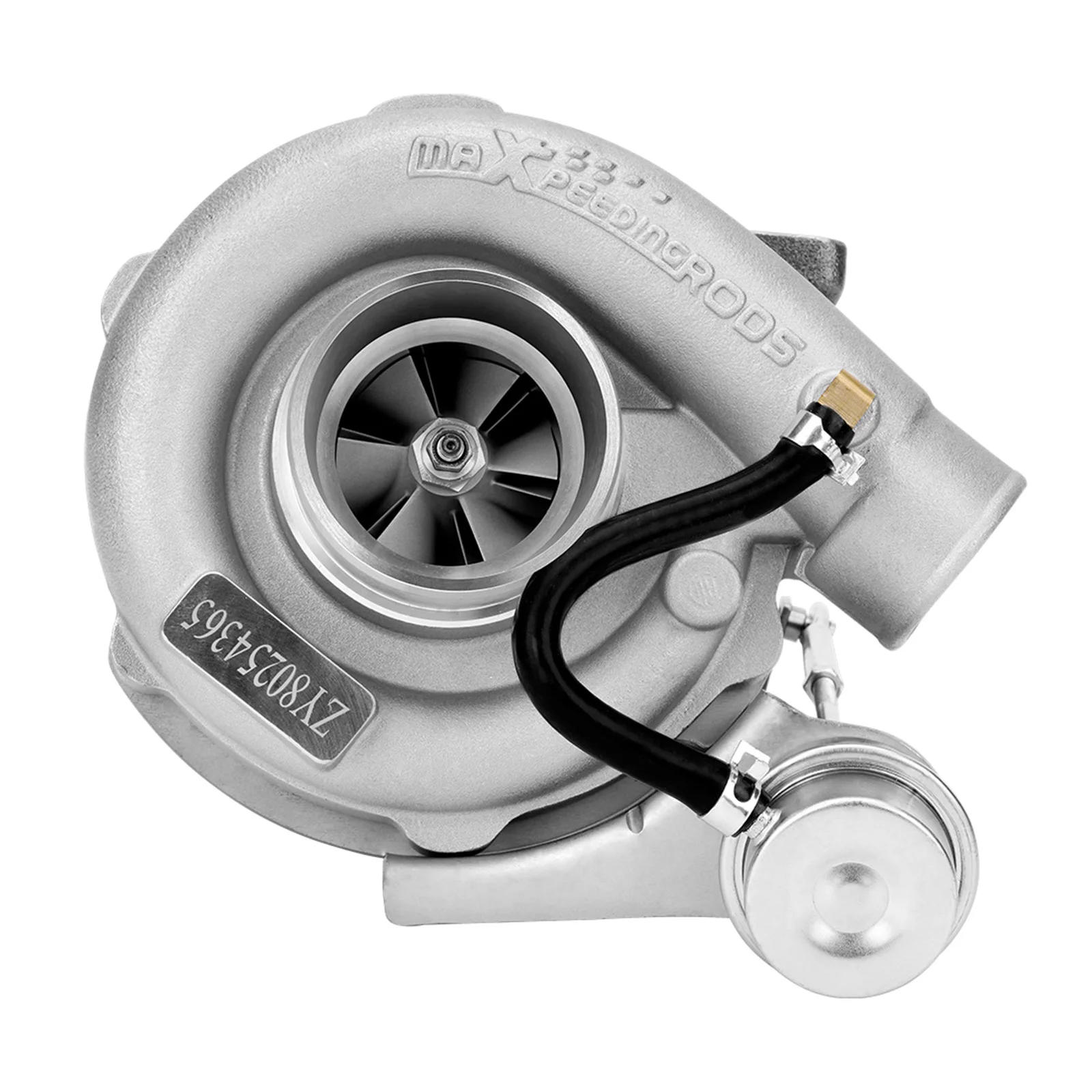 T3 4-Bolt V-Band Turbo Turbo T04E Turbocharger with Internal Wastegate and  Intercooler Piping Kit