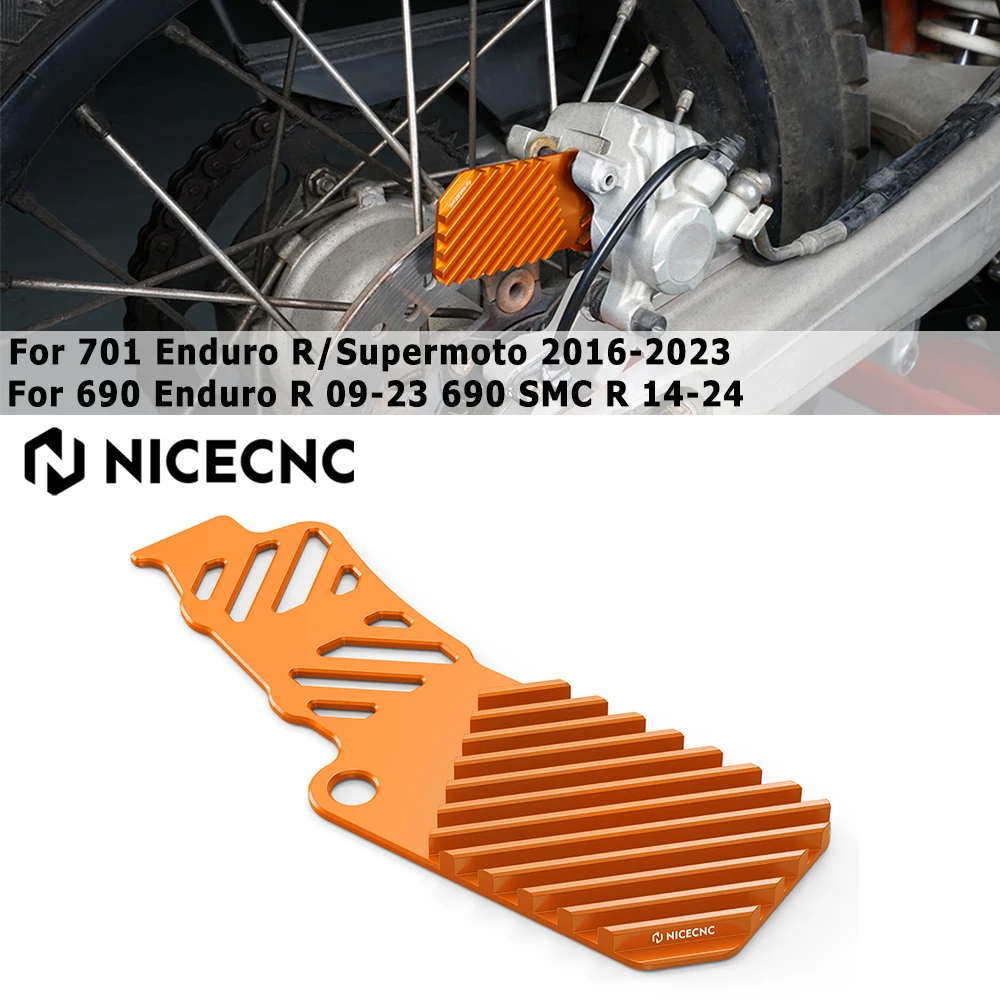 For KTM 690 SMC R 2014-2024 690 Enduro R 2009-2023 Rear Brake Caliper Cooler For Husqvarna 701 Enduro R Supermoto 2016-2023