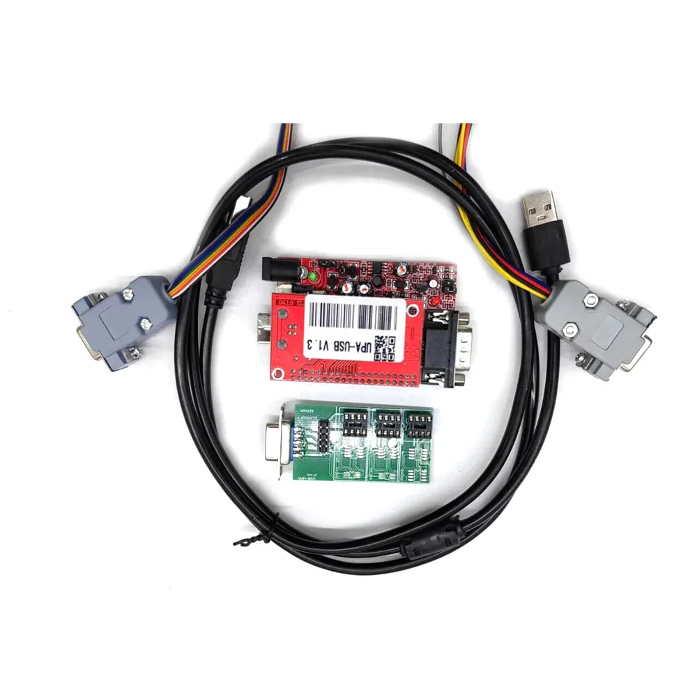 UPA USB V1.3 Auto Programmer Tools with Full Adapters Main Unit Chip Jumper and Connector Eeprom Cable ECU Chip Tunning