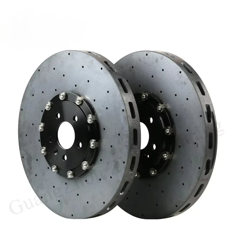 Carbon Ceramic Rotor Brake Discs of Various Sizes Can Be Customized for Various Car Models for