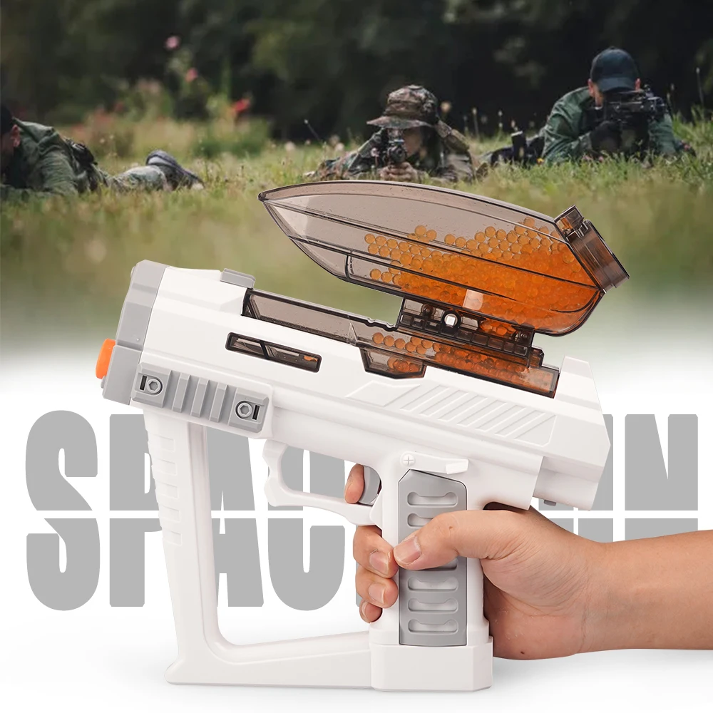 Starship pistola elettrica giocattolo per bambini adulti, automatico ad alta velocità, ricaricabile, include occhiali, giochi all'aperto CS, natale di compleanno