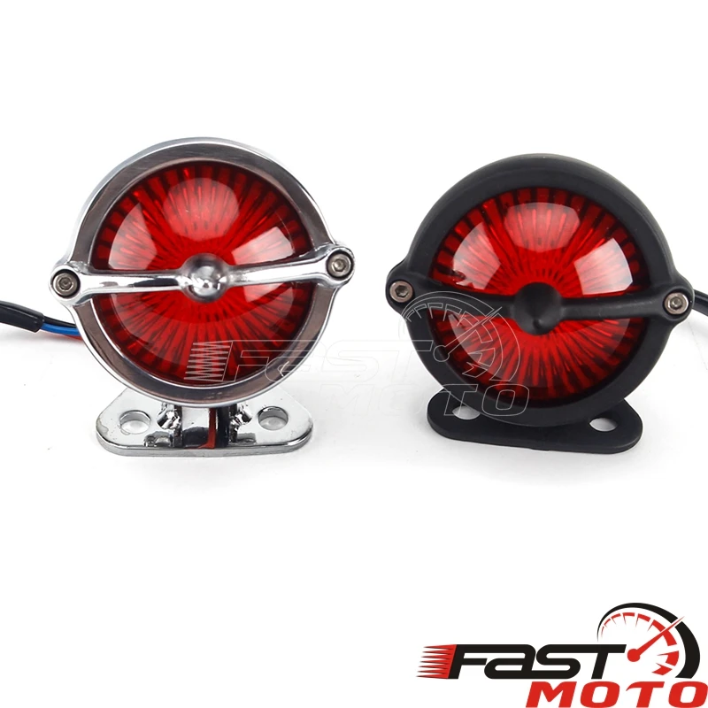 Retro Motorcycle LED Bel Air Tail Light Base Brake Stop Tailllight Turn Signal Indicator For Harley Chopper Bobber Cafe Racer