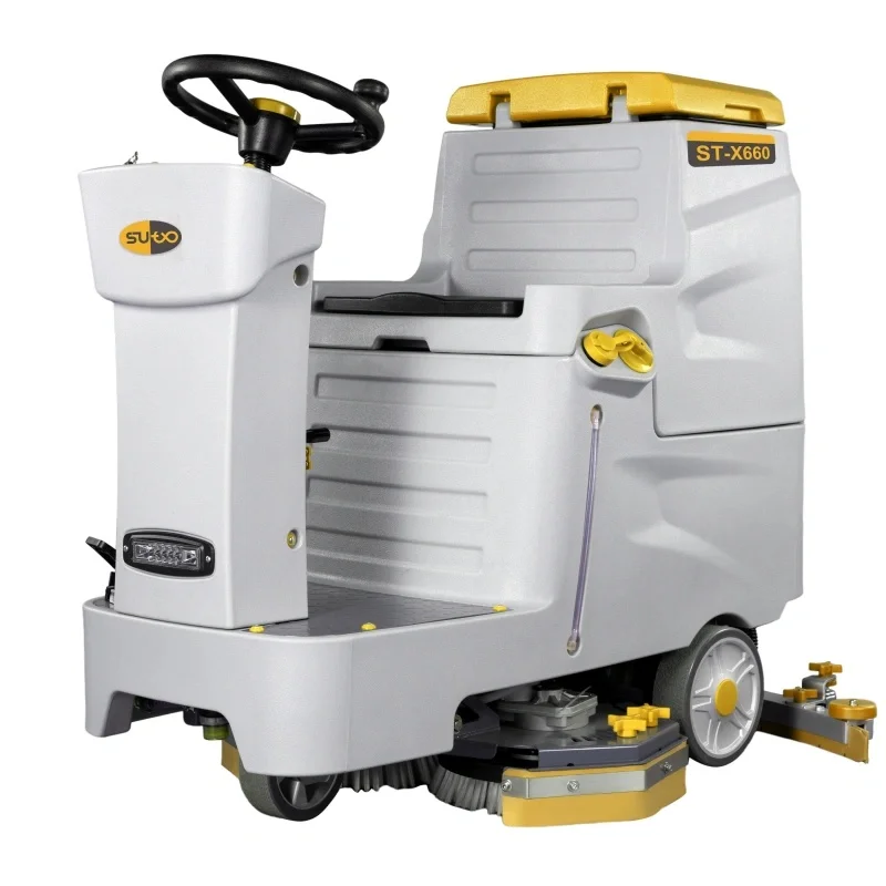 

【Hot】SUTO Shopping Mall New Walk-Behind Electric Floor Washing hine & Scrubber with 50L Hopper 24V Strong Power