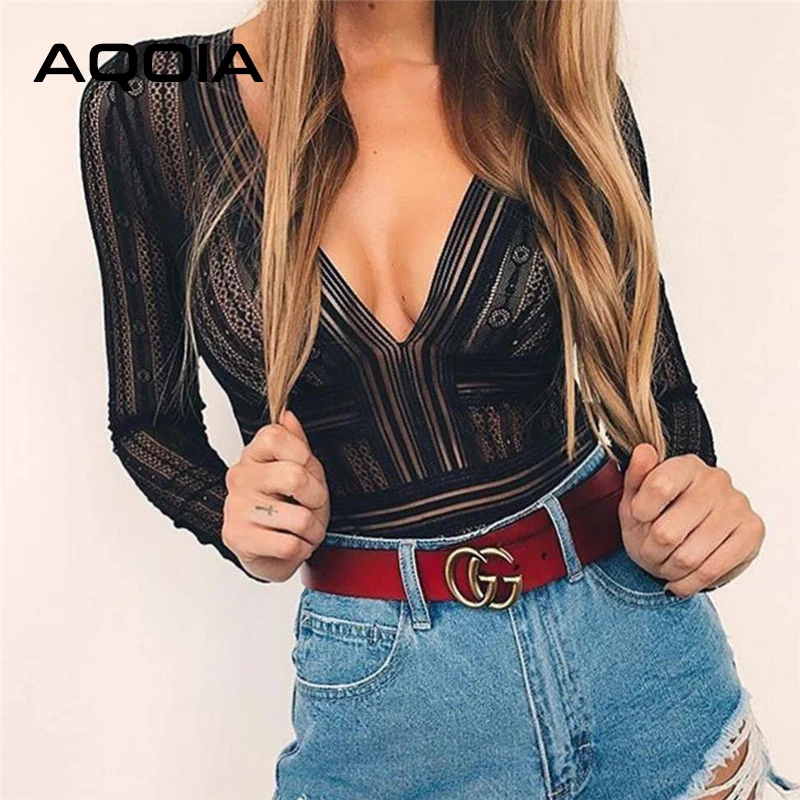 Сексуальные полосатые кружевные узкие женские боди без рукавов с открытой спиной и перспективой 2025 модный женский комбинезон