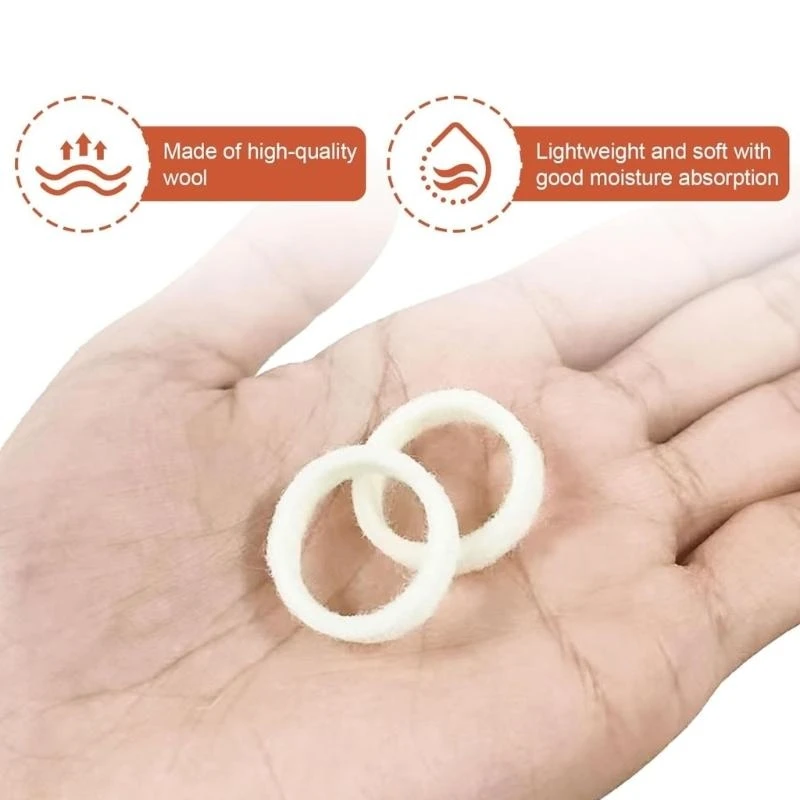 8Pieces Soft Filt Ruis Reduction Wasmachines Vervangende pakking voor koffiemachine