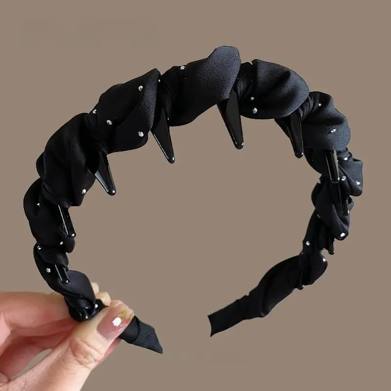 

Simple and elegant starry sky headband, crown slimming face headband, Korean version fine hair accessories, new women's four sea