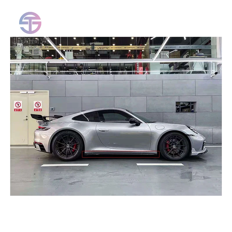 

Car Body Kit for 911 992 Modified Carbon Fiber Small Surround Front Lip Front air Knife Side Skirt Rear Lip Tail Wing