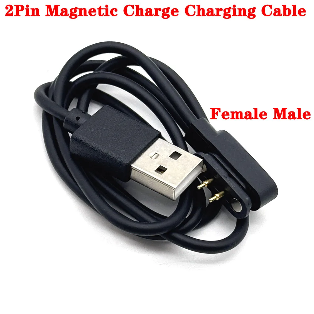 

Magnetic Charge Charging Cable For Smart Watch For 2 Pins 4.0mm Distances Male female Novel USB Power Charger Cables PCB Solde