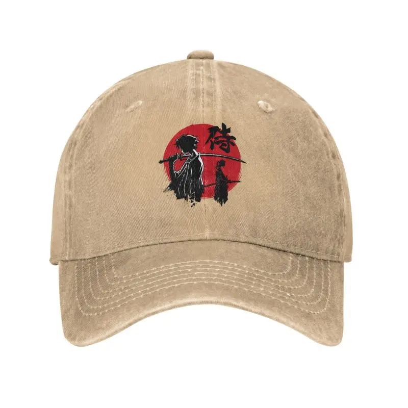 Custom Cotton Mugen And Jin Sumi E Samurai Champloo Baseball Cap Sports Women Men's Adjustable Dad Hat Summer