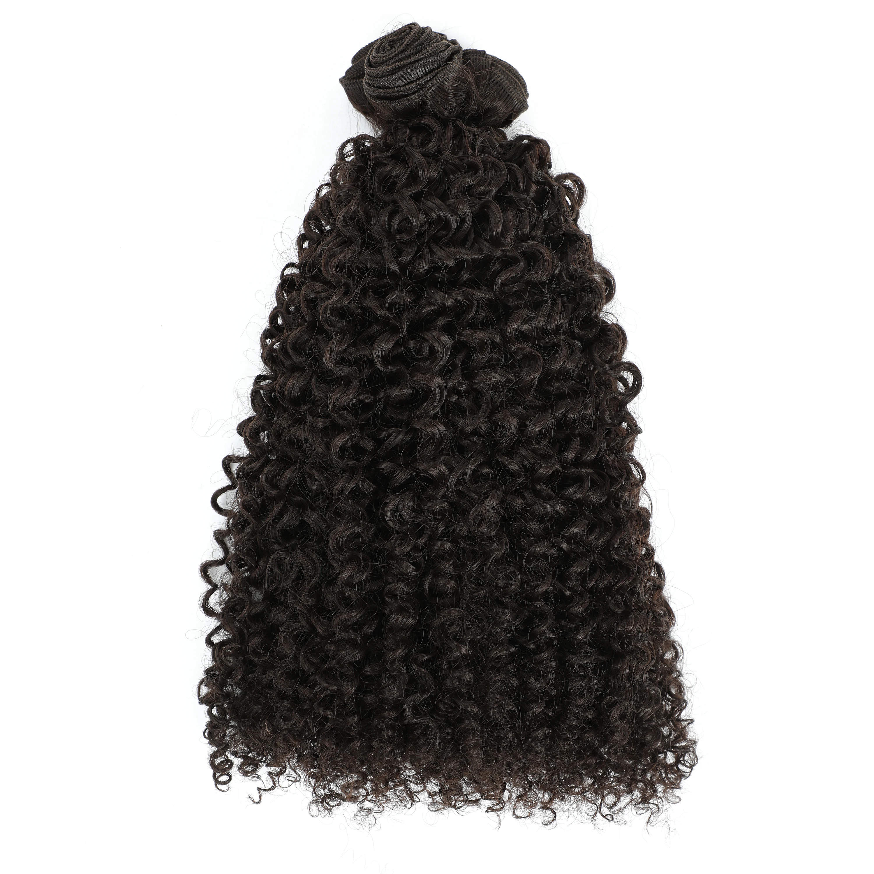 fro Kinky Curly Bundles 3PCS  Hair Extensions  Hair Weave Bundles Jerry Curl 12