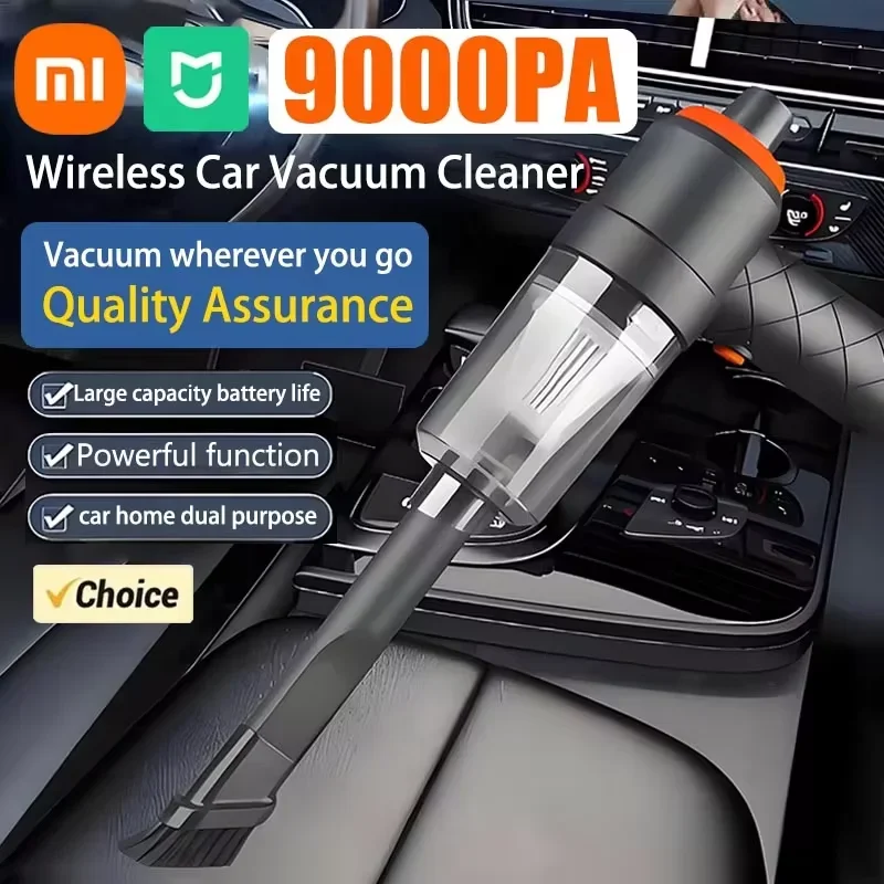 Xiaomi 9000Pa Draadloze Auto Stofzuiger 120W High-Power Vacuüm Draadloze Handheld Auto Portabale Stofzuiger Voor Thuiskantoor