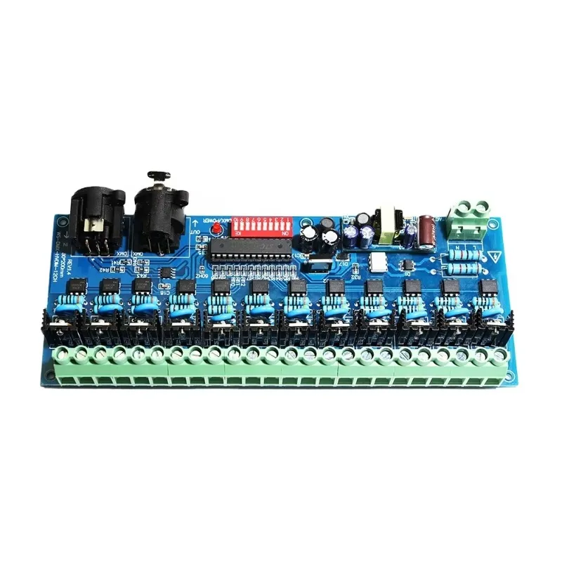 

High Voltage AC110-230V Input 6 Channel 12 Channel DMX Dimmer Controller 6ch 12ch HVDIM Decoder Dimmer