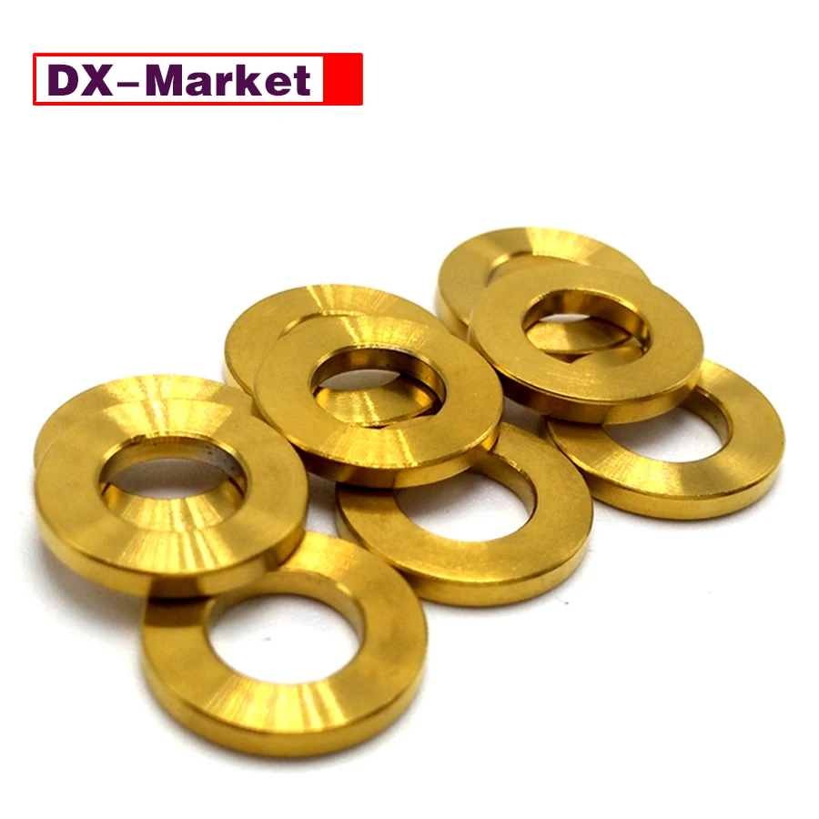 

Golden Color TC4 Titanium Flat Washers m5 m6 m8 m10 ,E014