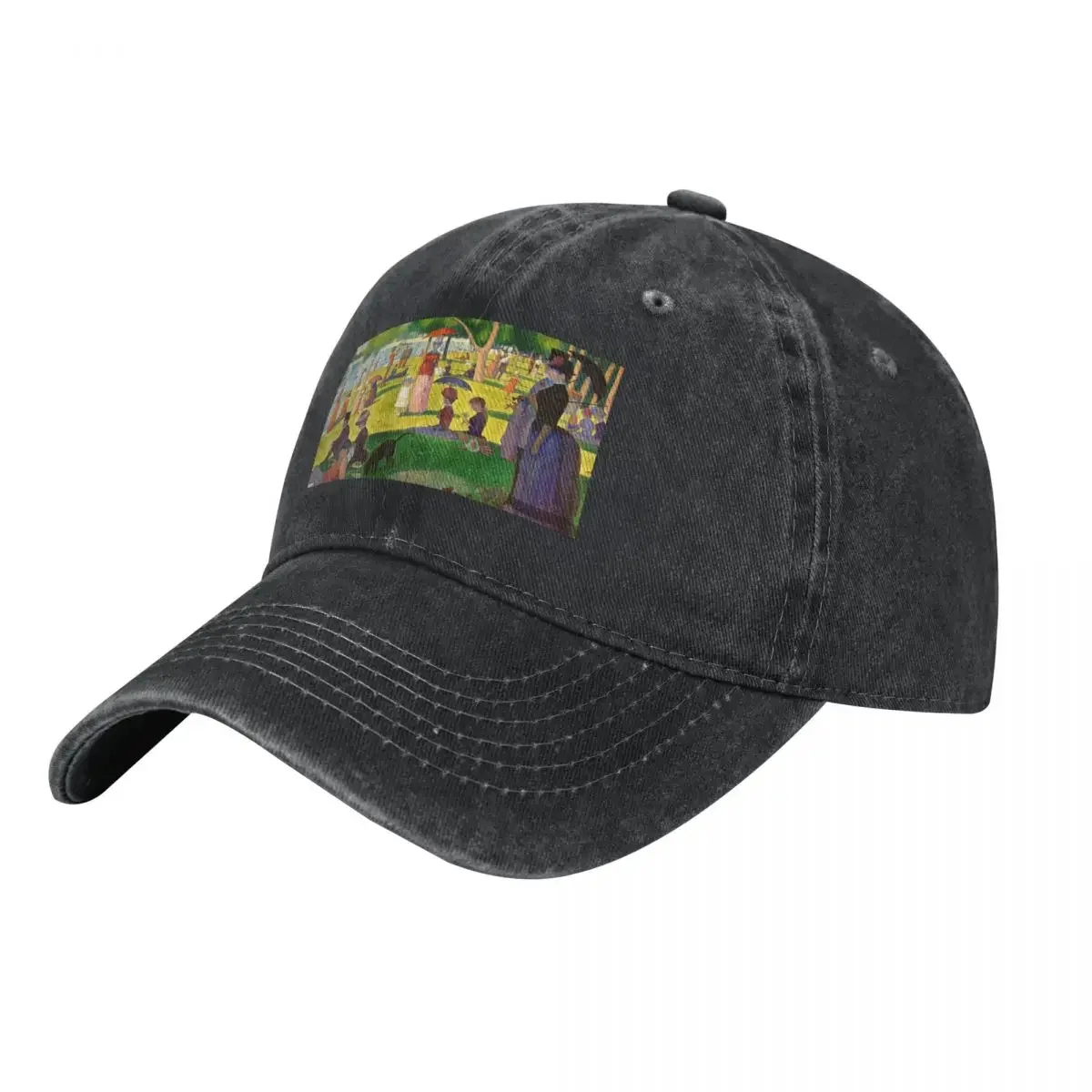 A Sunday Afternoon on the Island of La Grande Jatte - Georges Seurat Baseball Cap Golf Cap Men Golf Wear Women's