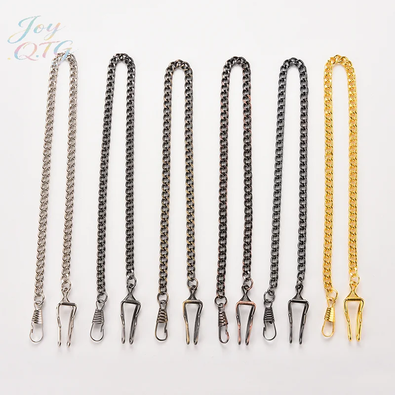 New 36.5cm Bronze Alloy Chain FOR Antique Quartz Women Mens Vintage Pocket Watch