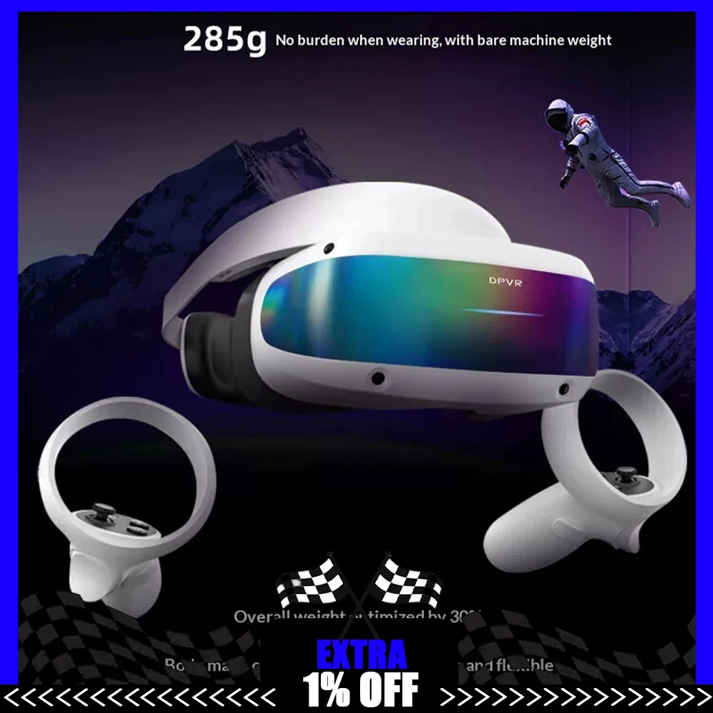 DPVR E4 PCVR Headset VR Glasses Game equipment 3D panoramic private cinema Virtual reality intelligent head-mounted