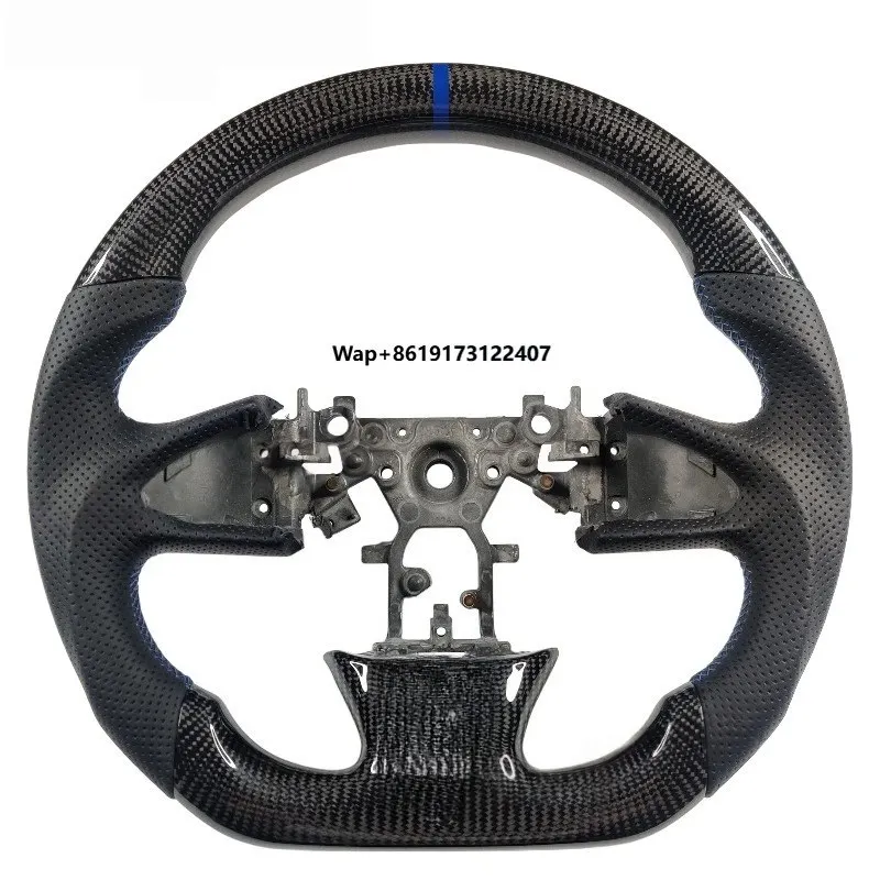 

Custom Carbon Fiber Steering Wheel Racing Wheel Convertible for Infiniti Q50 Q50l Q60 Q30 Qx30 With Perforated Leather