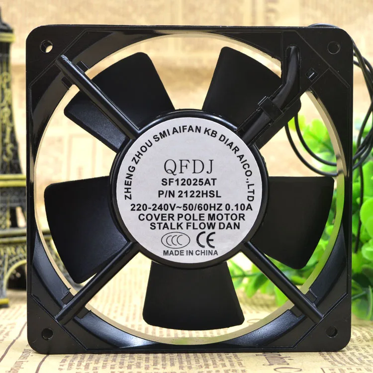 NOWY ORYGINALNY SF12025AT 2122HSL 220V 12025 120x120x25mm WENTYLATOR CHŁODZĄCY RADIATOR