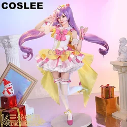 COSLEE Anime Pripara Cosplay Manaka Laala kostium wspaniały słodki piękny sukienka Lolita kobiety Halloween karnawał strój do odgrywania ról C