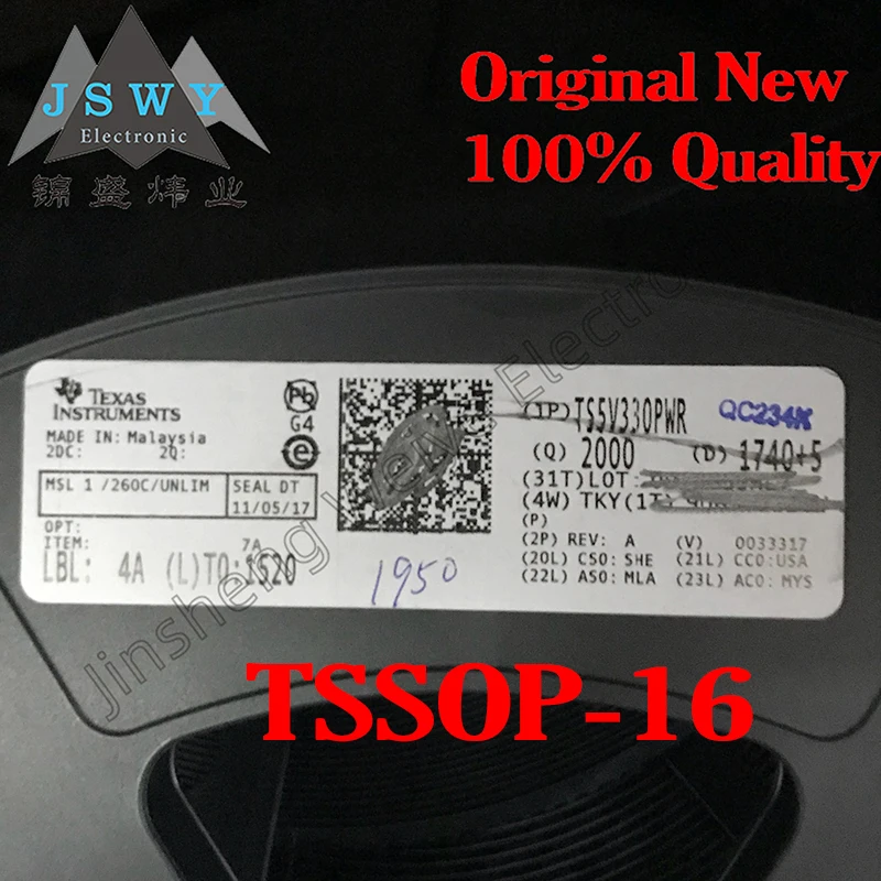 (10/50 قطعة) TS5V330PWR TE330 TSSOP16 محول مستوى ثنائي الاتجاه ذو 16 قناة/100% مستورد/متوفر/متوفر/توصيل سريع