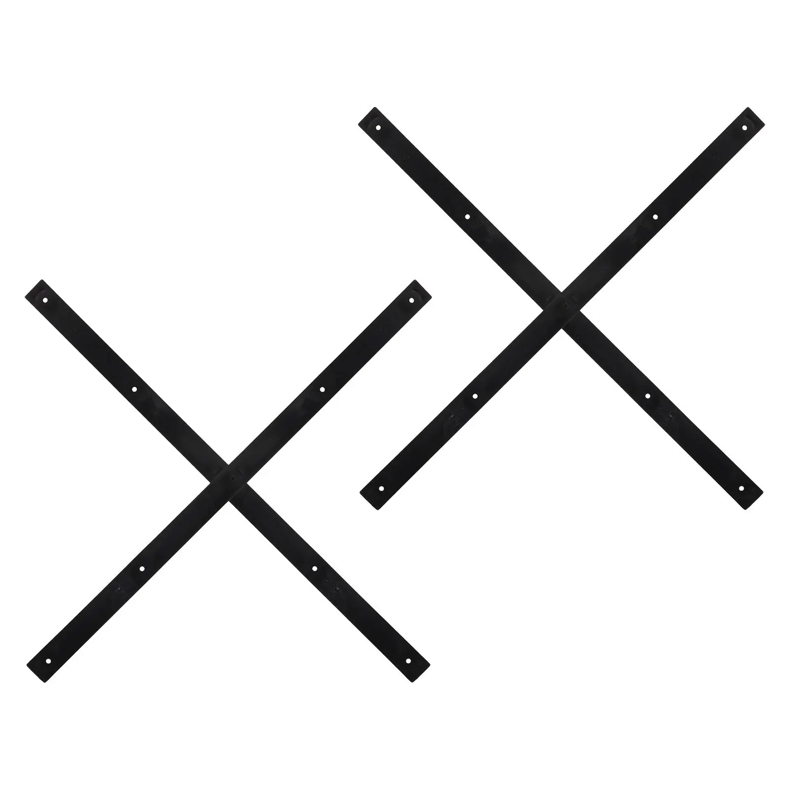 

4Pcs Skateboard Rail Flexible Rib Bone Rails .34x0.71x0.28in Skateboard Rail Protector Enhanced Durability