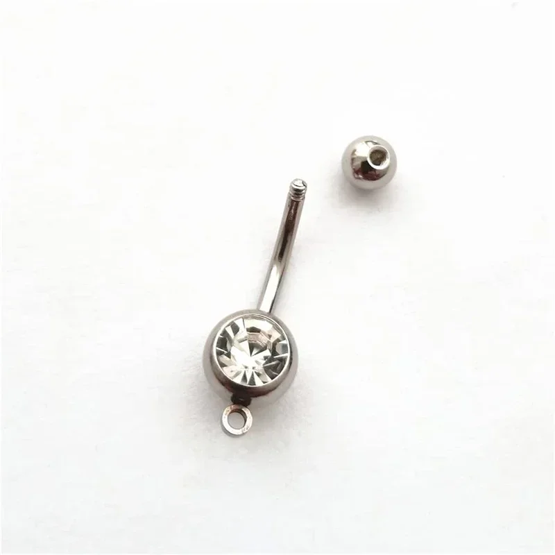 2pcs in Set Western Style Cowboy Pendant Belly Button Rings 14G Navel Barbell Stud Body Piercing Boot and Hat Charm - view 6