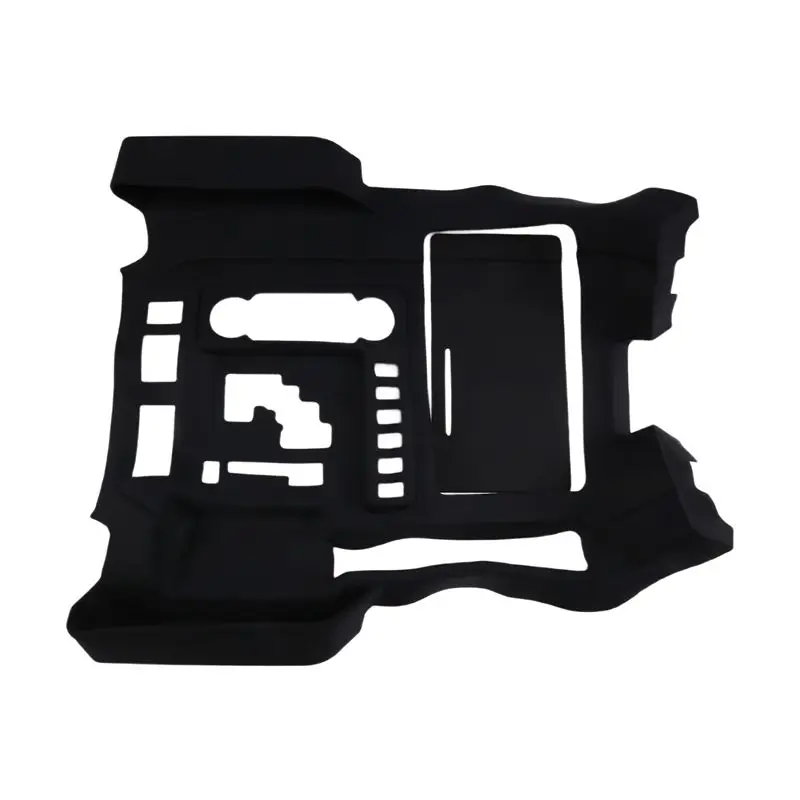 LC200 Center Console Storage Protection Sleeve Gear Cover For Toyota Land Cruiser 200 2016-2021 Interior Accessories LHD Black-X