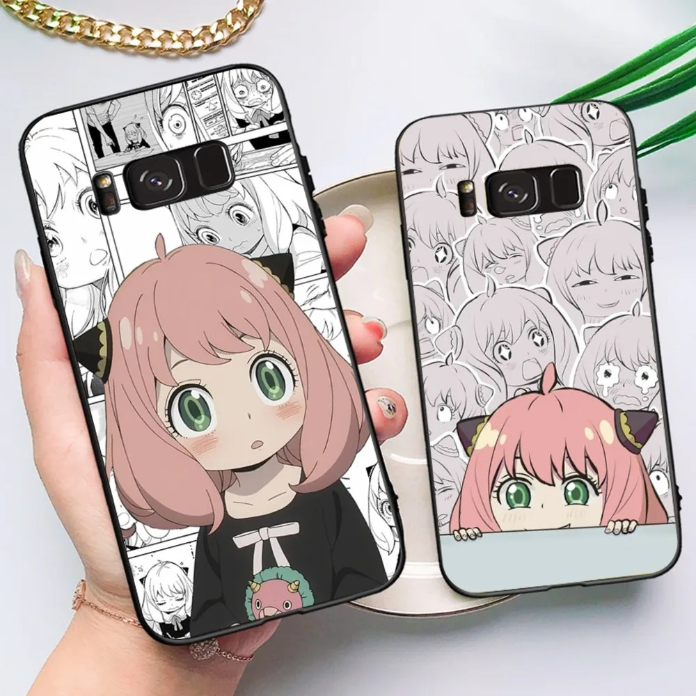 Kawaii Anime SPY FAMILY Anya Forger Phone Case For Samsung Note 8 9 10 20 Pro Plus Lite M 10 11 20 30 21 31 51 A 21 22 42 02 03