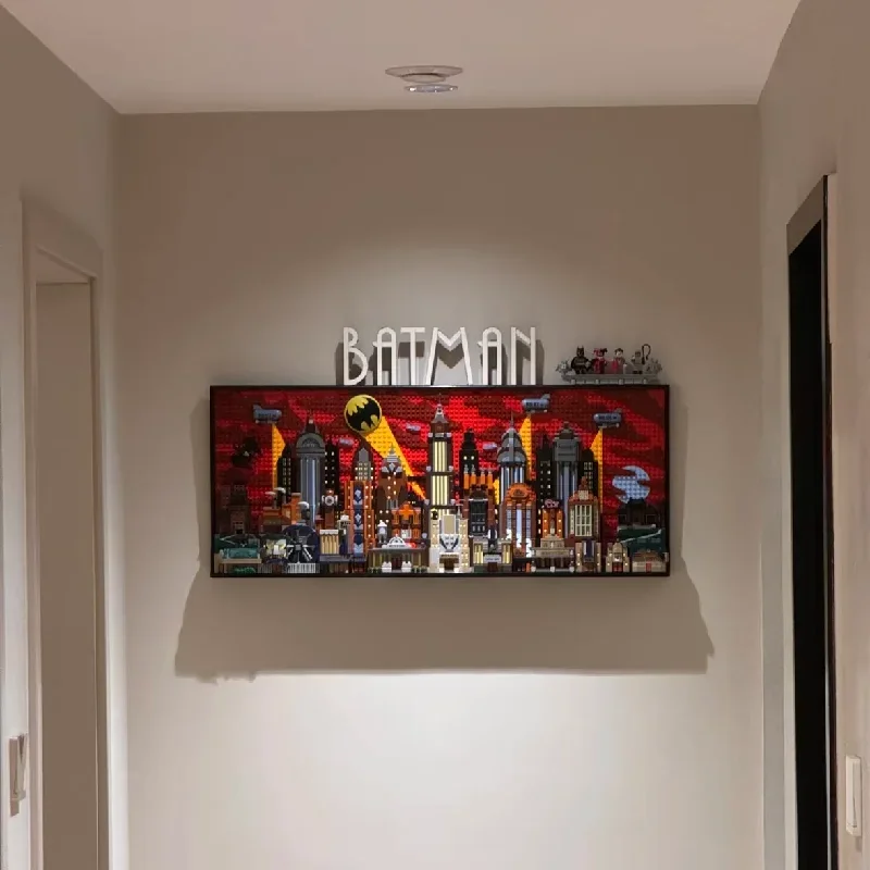 ألعاب ساخنة 4210 قطعة سلسلة أنيمي بات سيتي بناء أفق بنيت 76271 الطوب مجموعات هدايا عيد الميلاد ديكور المنزل