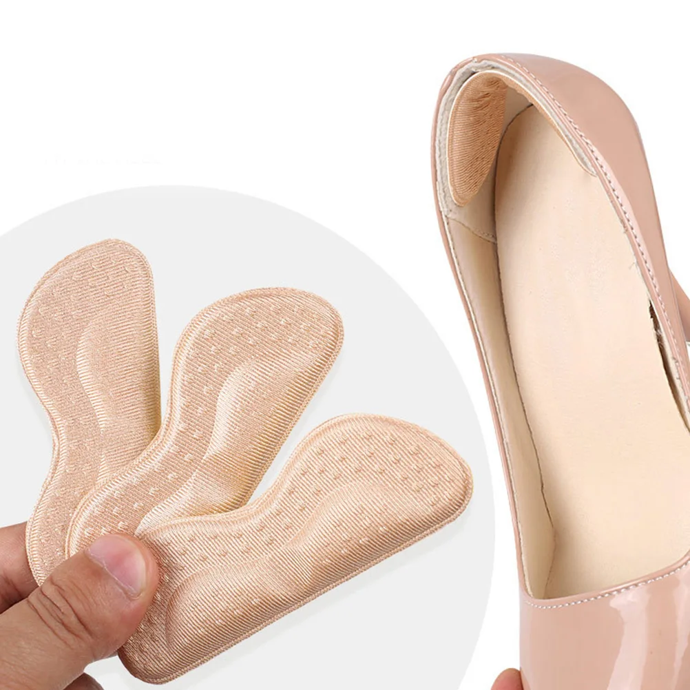 

4 Pairs Heel Pads High Elastic Sponge Double Sided Tape Thickened Comfortable Reusable Suitable New Shoes Slightly Bigger