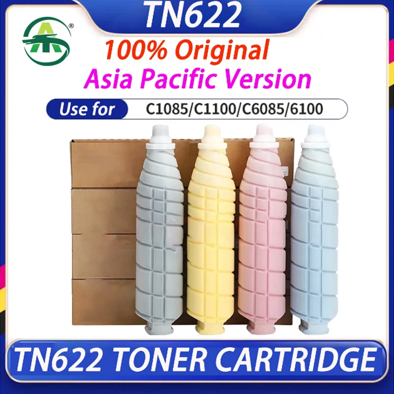 

TN622 100% Original Toner Cartridge For Konica Minolta Bizhub PRESS C1085 1100 6085 6100 Copier Supplies Toner Powder 1Set