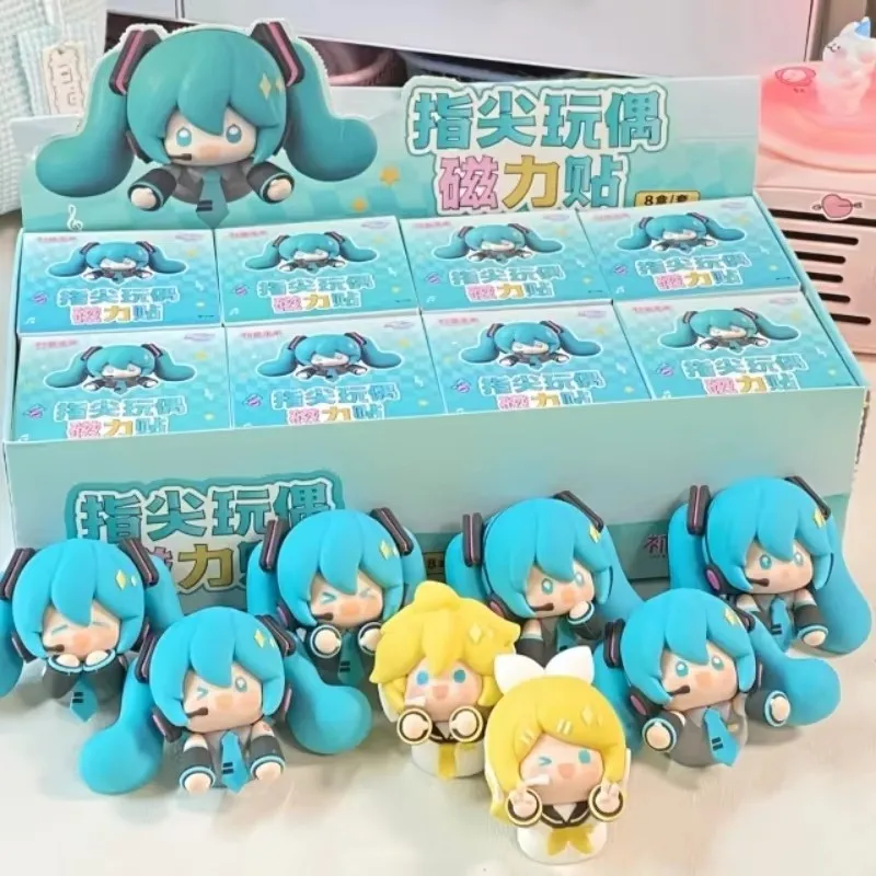 minidoll-veritable-hatsune-miku-anime-poupees-boite-aveugle-rin-len-refrigerateur-aimant-kawaii-mini-autocollants-petits-ornements-autocollants-cadeau