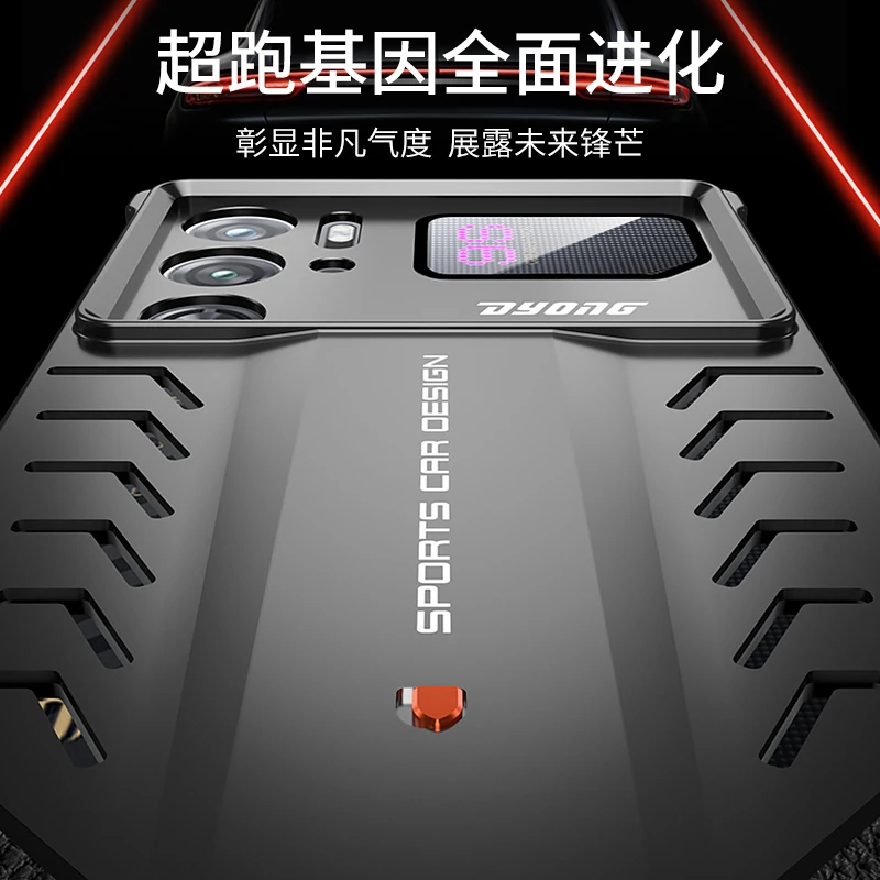 Case For Red Magic 9S Pro Plus Case Aluminum Alloy Heat Dissipation Cooling Metal Bumper For Nubia RedMagic 9 Pro Back Cover
