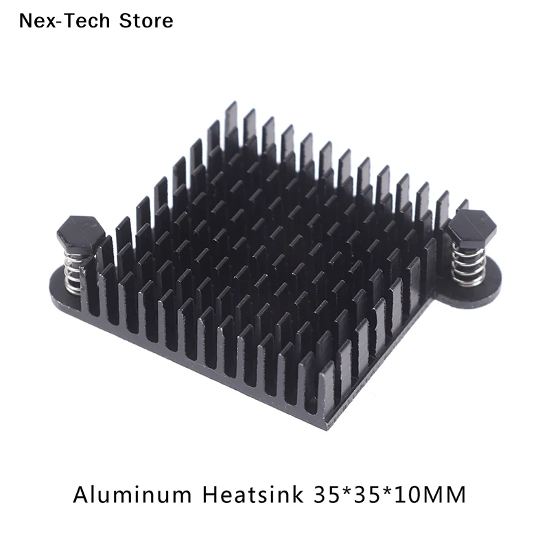 [NT]1Pc Aluminum Heatsink Cooling Pad 35*35*10MM South North Bridge Chipset Radiator[NT]