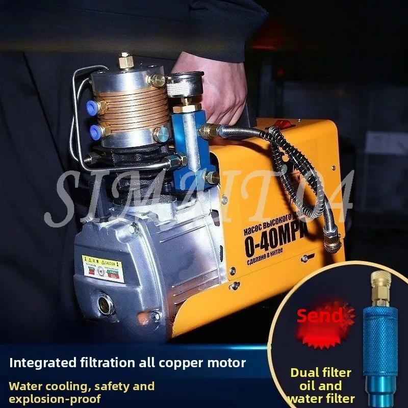 High Pressure Pump 30mpa High Pressure Pump 40mpa Water-cooled Single Cylinder Electric High Pressure Pump