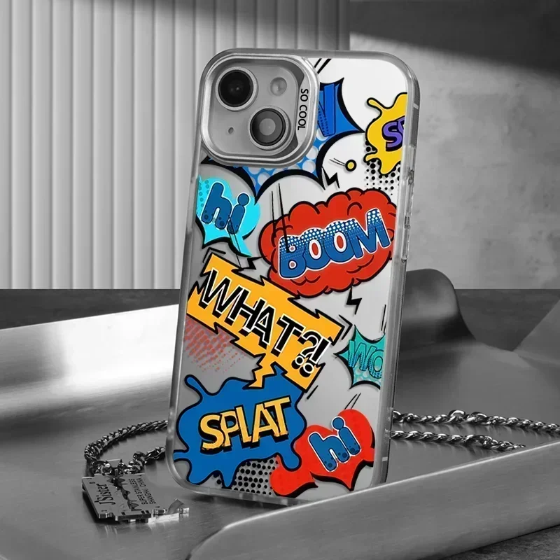 

Case for IPHONE11 IPHONE12 IPHONE13PROMAX 14PRO 15 15PRO 15PROMAX Advanced sense comic graffiti anti-drop mobile phone case