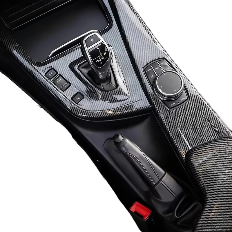 

for 3 Series F30 F35 Carbon Fiber Interior Accessories Kit ABS Business/Luxury Multimedia Central Control Panel Interior