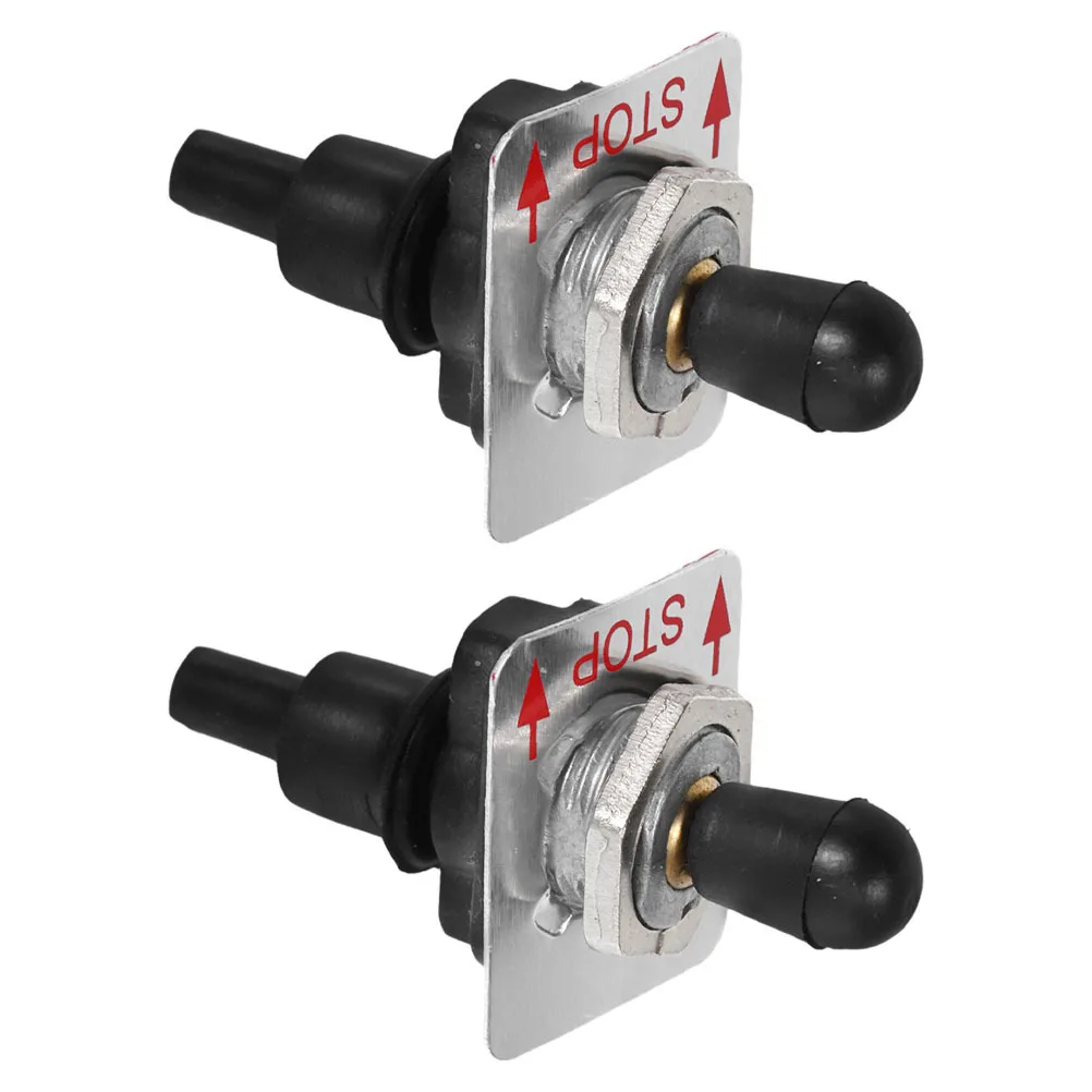 

Engine Kill Stop Switch Metal Durable for Chainsaw Lawn Mower Simple Installation Toggle Switch Garden Yard Tool