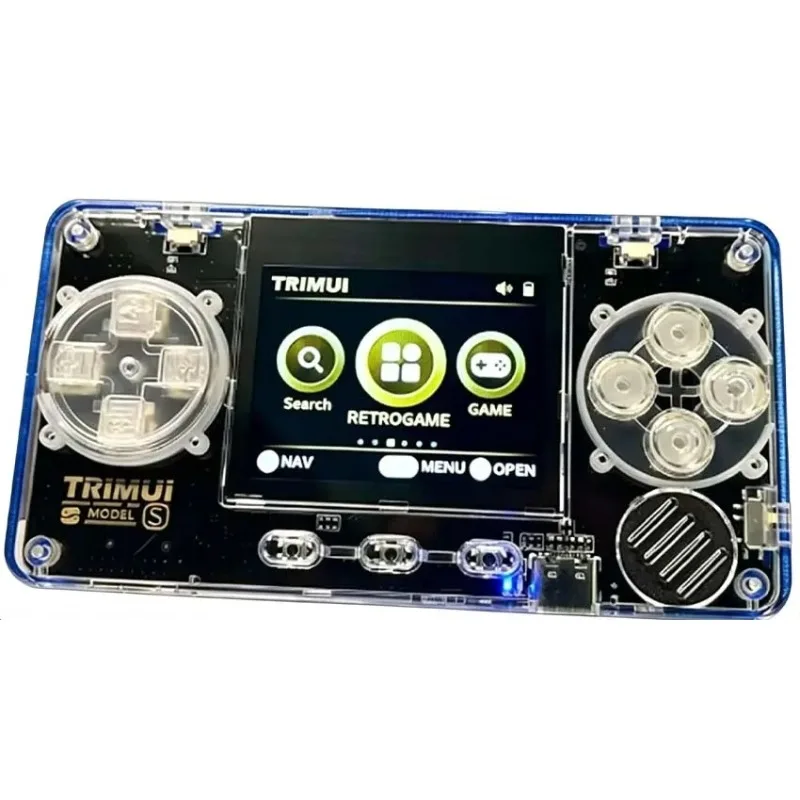 Everbright Store TRIMUI MODEL-S Blowing Rice Portable Card Game Console Wifi Online Battle Handle GBA Double Arcade