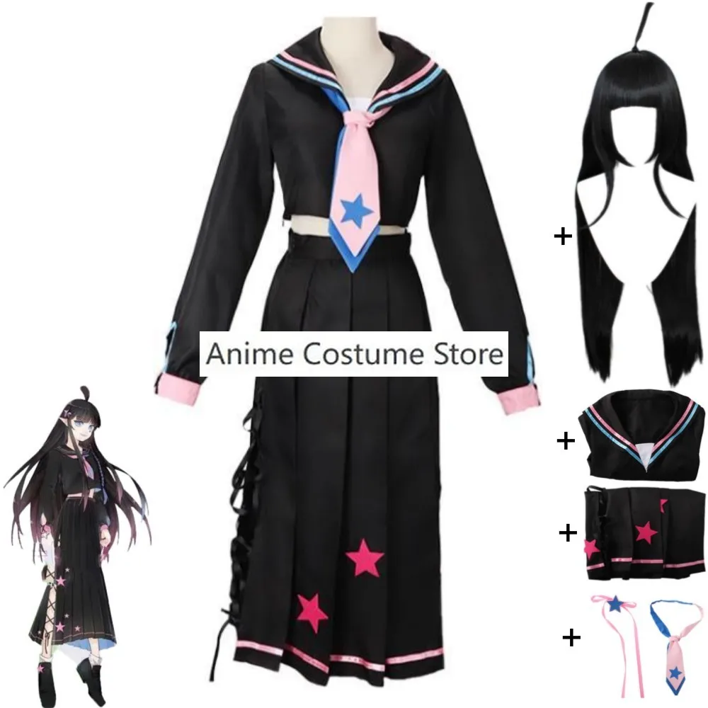 Anime AOTU World KALIE Kelly Cosplay Costume Wig Top Skirt Sexy Woman School Sailor JK Uniform Hallowen Sand Dust Suit