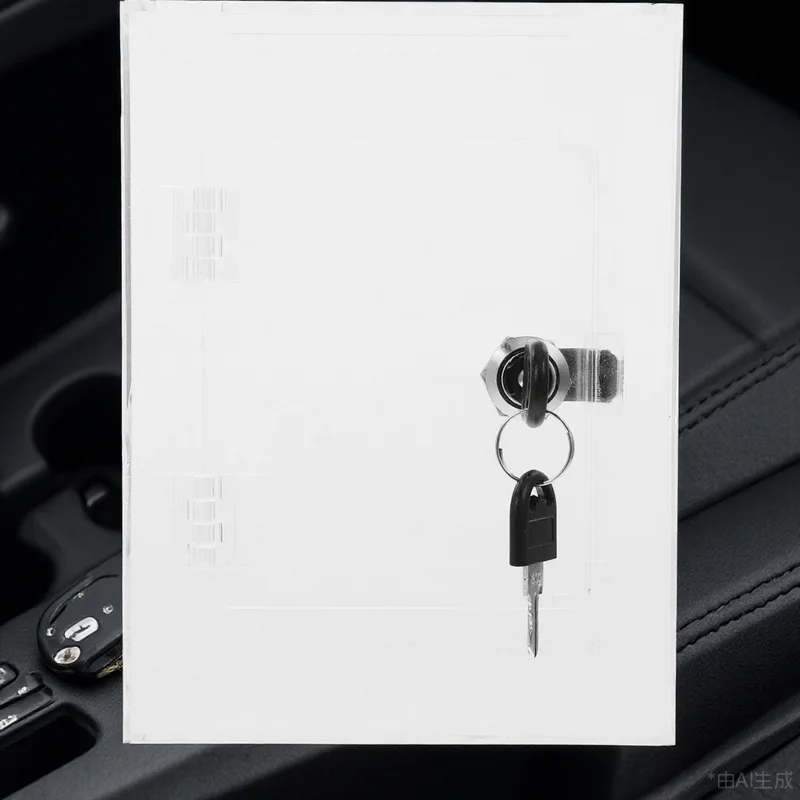 NAMOARLY – tirelire transparente non ouvrable, pot d'économie d'argent Transparent, rangement en acrylique, pointe cadeau pour enfants, peut petit support de changement