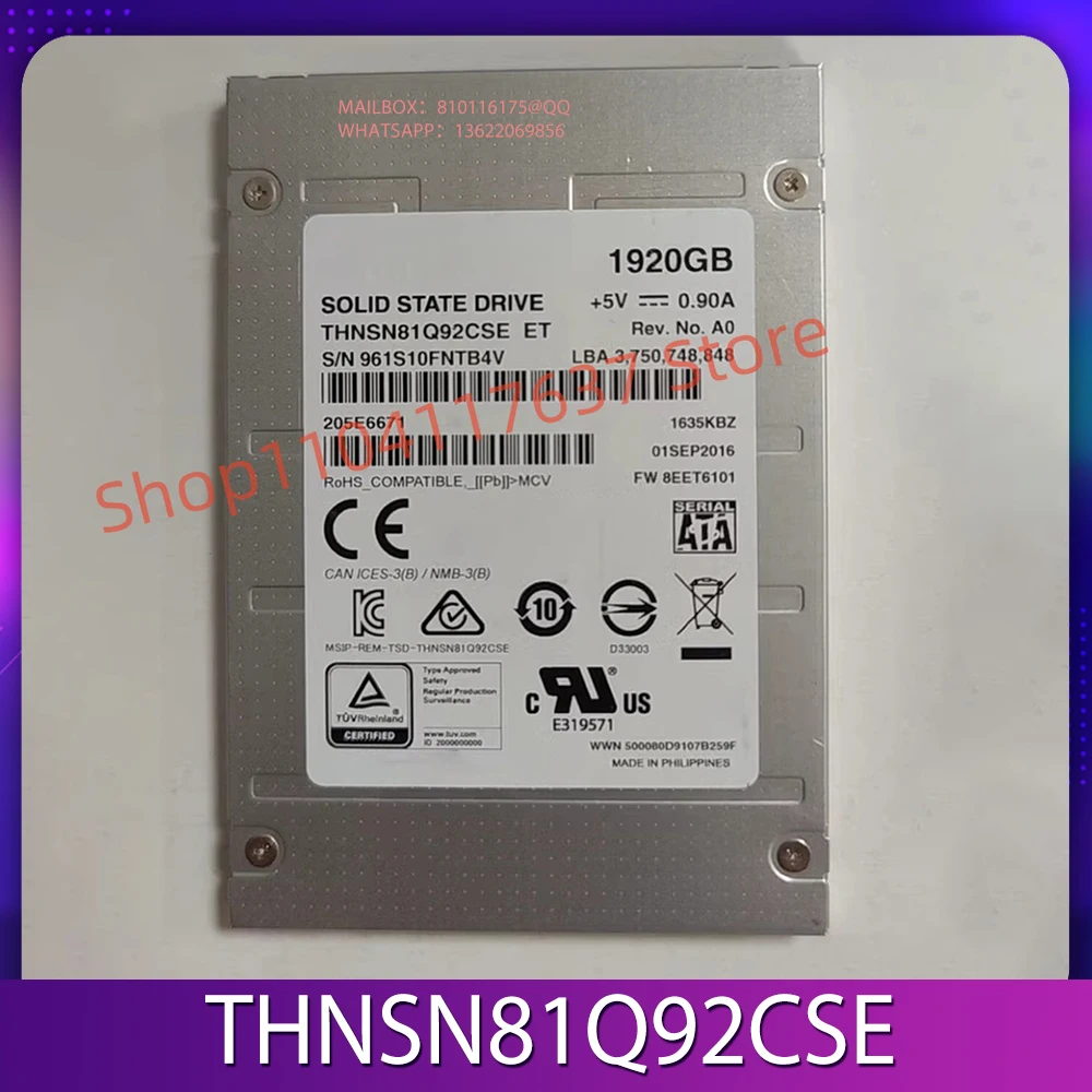 

Solid state disk 1.92TB THNSN81Q92CSE