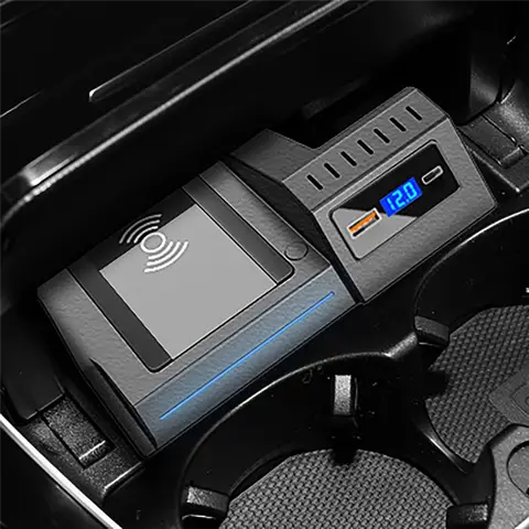 메르세데스 벤츠 W205 AMG AMG GLC C 클래스 GLC용 고급 차량용 무선 충전기 휴대폰 고속 무선 충전 패널 부품