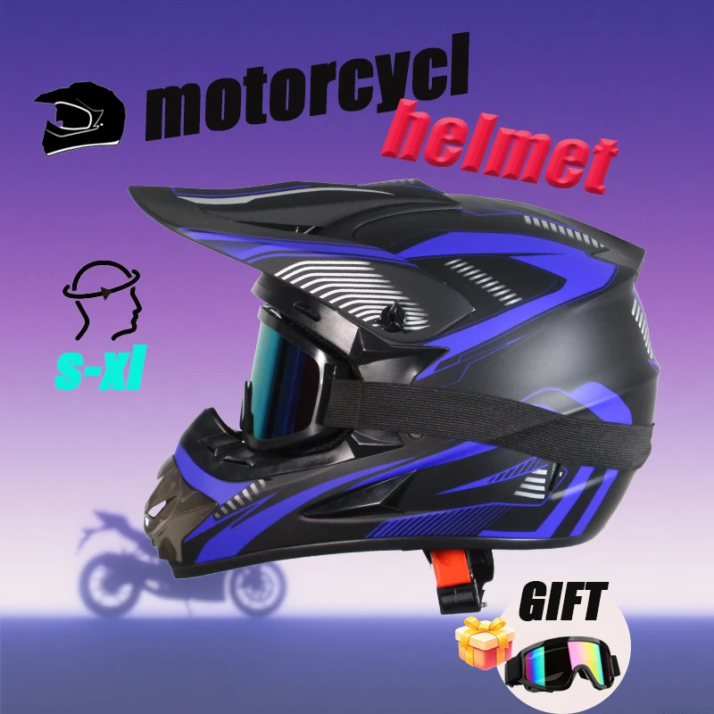 

Unisex Off-Road Motorcycle Helmet Four Seasons Universal Breathable Comfortable Lightweight Motorcycle Riding Helmet