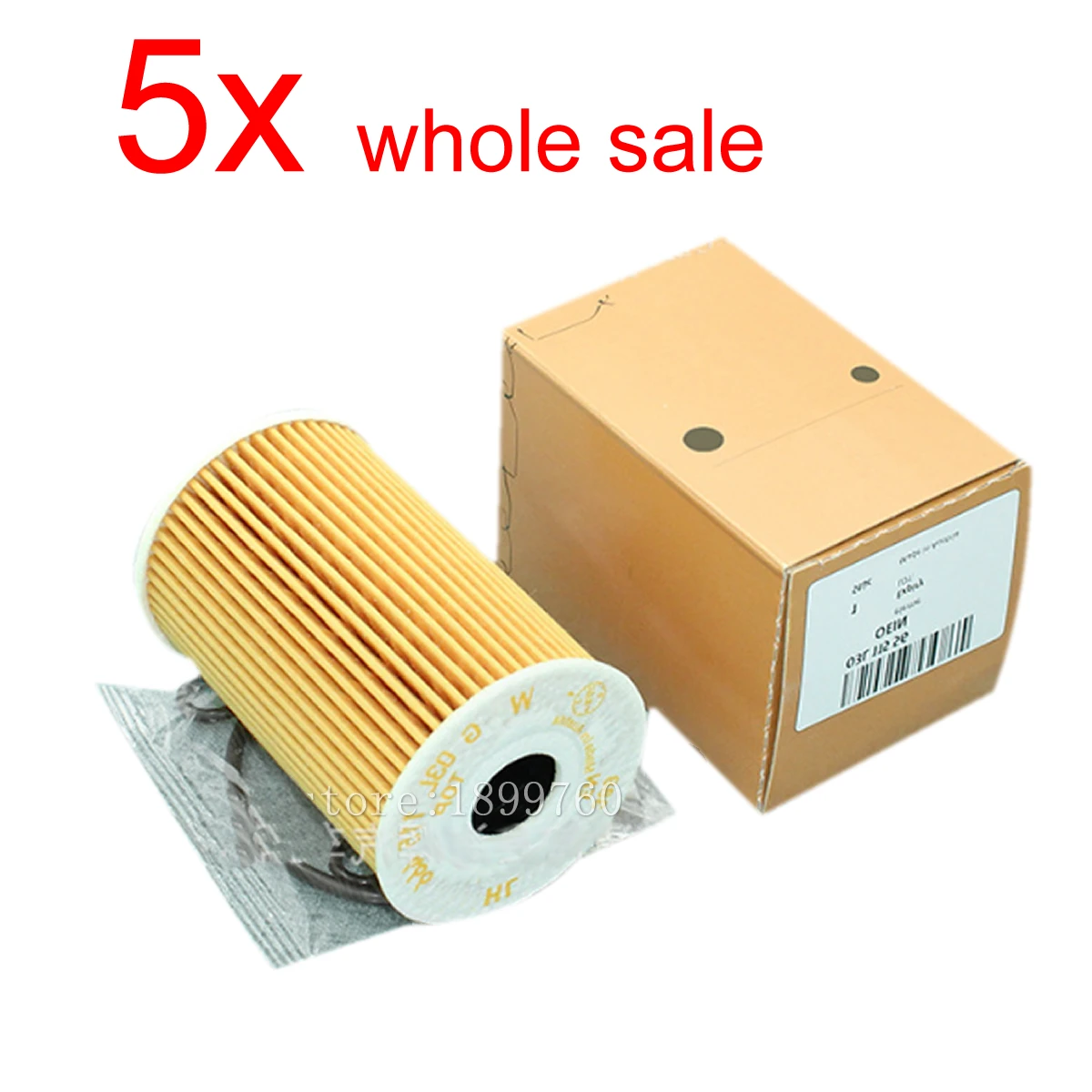 5x Oil Filter 03L115562 03L115466 OX388D HU7008Z For VW Audi A4 B8 2.0TDI 2008 2009 2010 11 12 13 14 15 2016 CJCD CMFB CGLC