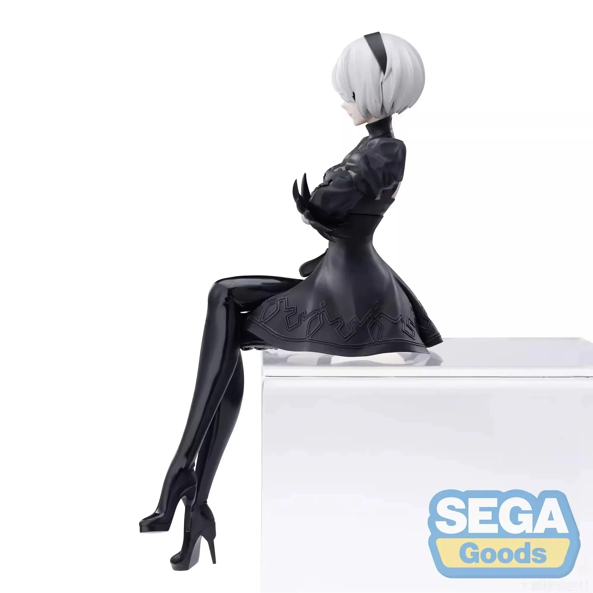 SEGA Nier Mechanical Era Automatic Humanoid 2B A2 9S Instant Noodles Press Handheld Ornament Toy Gift Movie Anime Collection