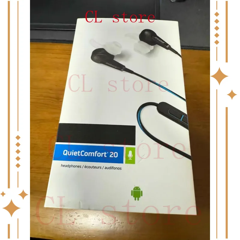 QC20 Earbuds Noise Cancelling QuietComfort 20 Headpones For Bose / Android BLACK