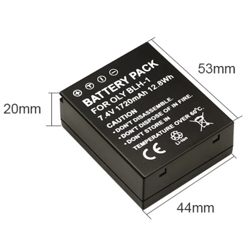 BLH-1 BLH1 BLH 1 Rechargeable Camera Battery for Olympus E-M1 Mark II EM1-2 EM1 Mark BLH1 Camera Battery