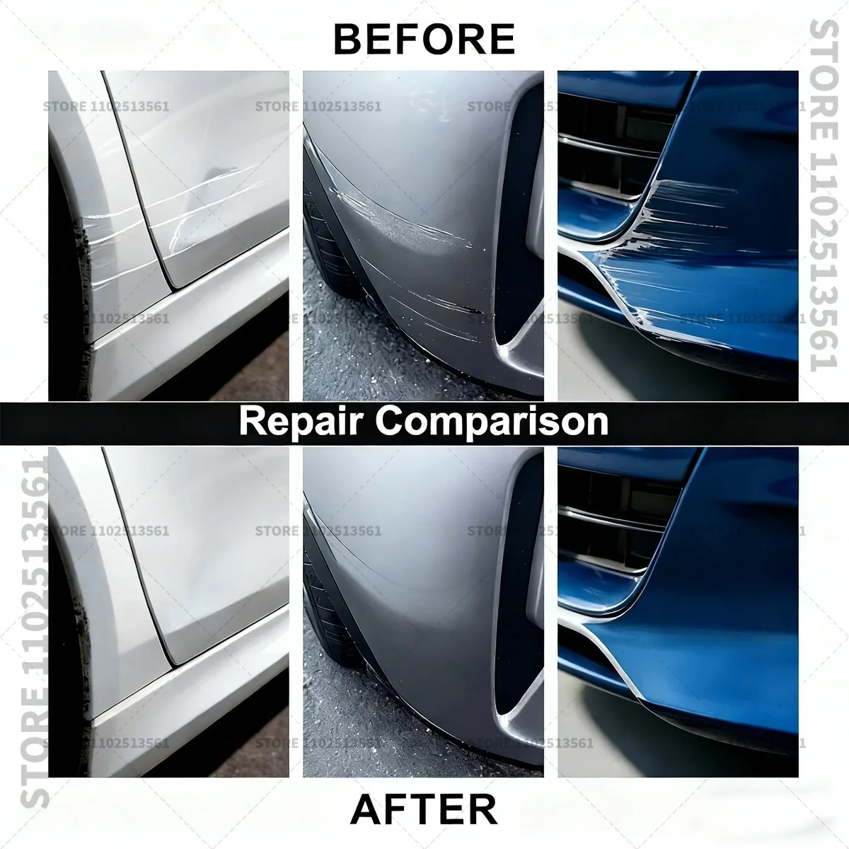 Car Paint Repair Pen Touch Up Scratch Remover DIY Auto Accessories White Obsidian Black Grey Blue For 2021-2025 BYD Song Pro DM - view 5